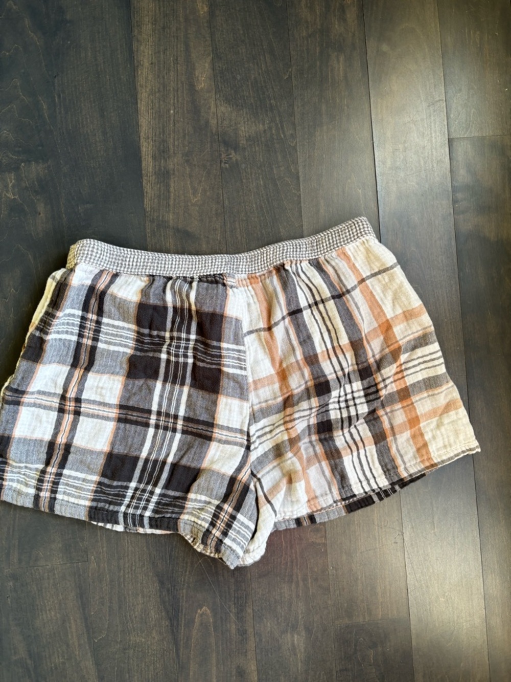 Aerie Plaid Drawstring Sleeping Shorts Size Large - Picture 6 of 7